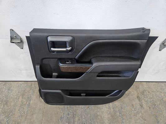 2017 SIERDEN15 RH REAR DOOR TRIM PANEL CREW CAB BLK 28031 - image 2