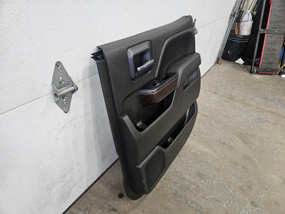 2017 SIERDEN15 RH REAR DOOR TRIM PANEL CREW CAB BLK 28031 - image 6