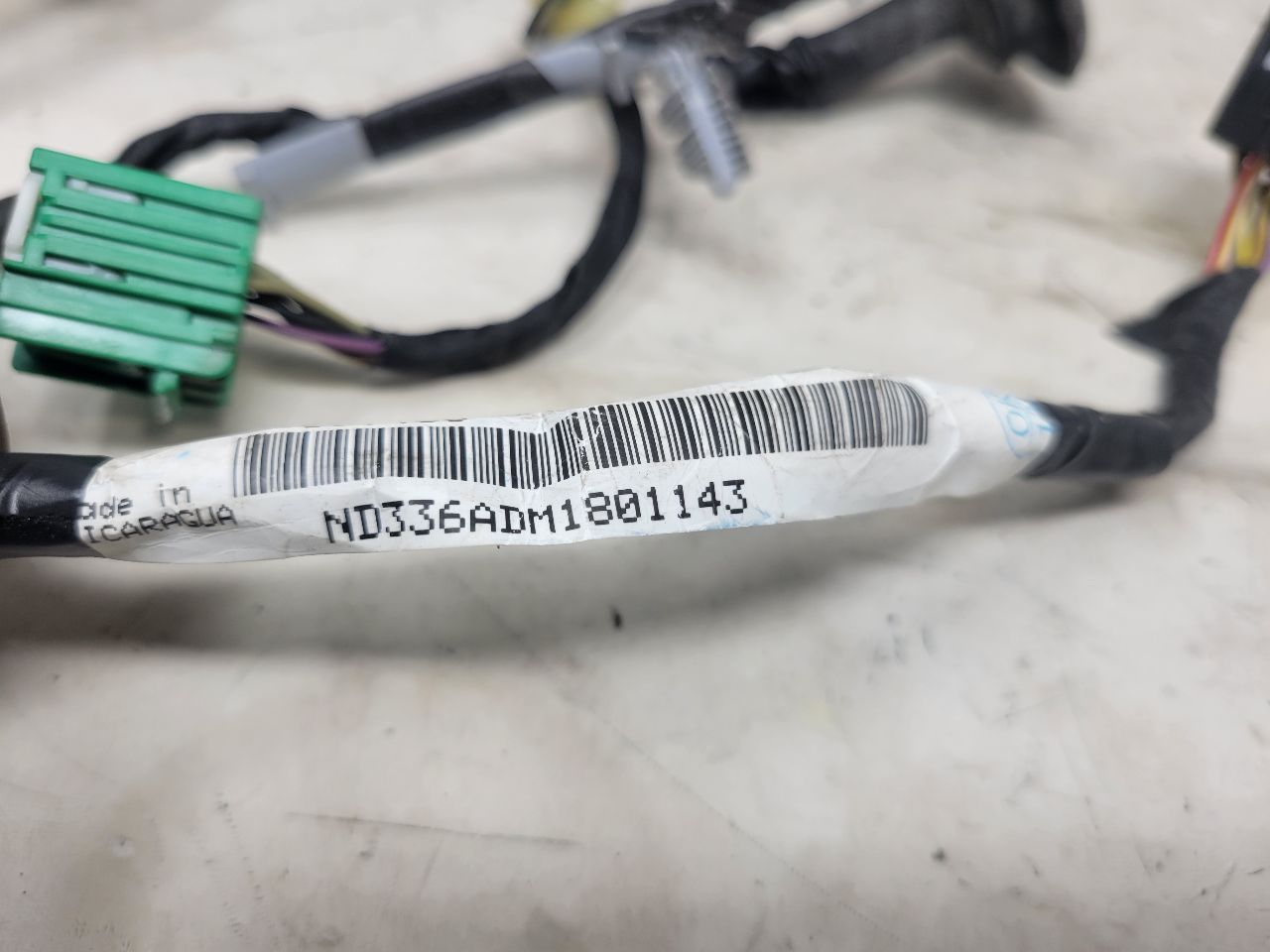 2017 CAMARO RH PASSENGE DOOR WIRING WIRE HARNESS 28227 - image 13