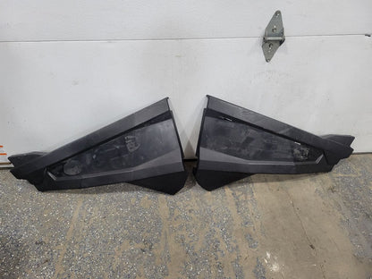 2019 POLUTV FRONT DOOR SKINS TEXTURED BLACK 28234 - image 1