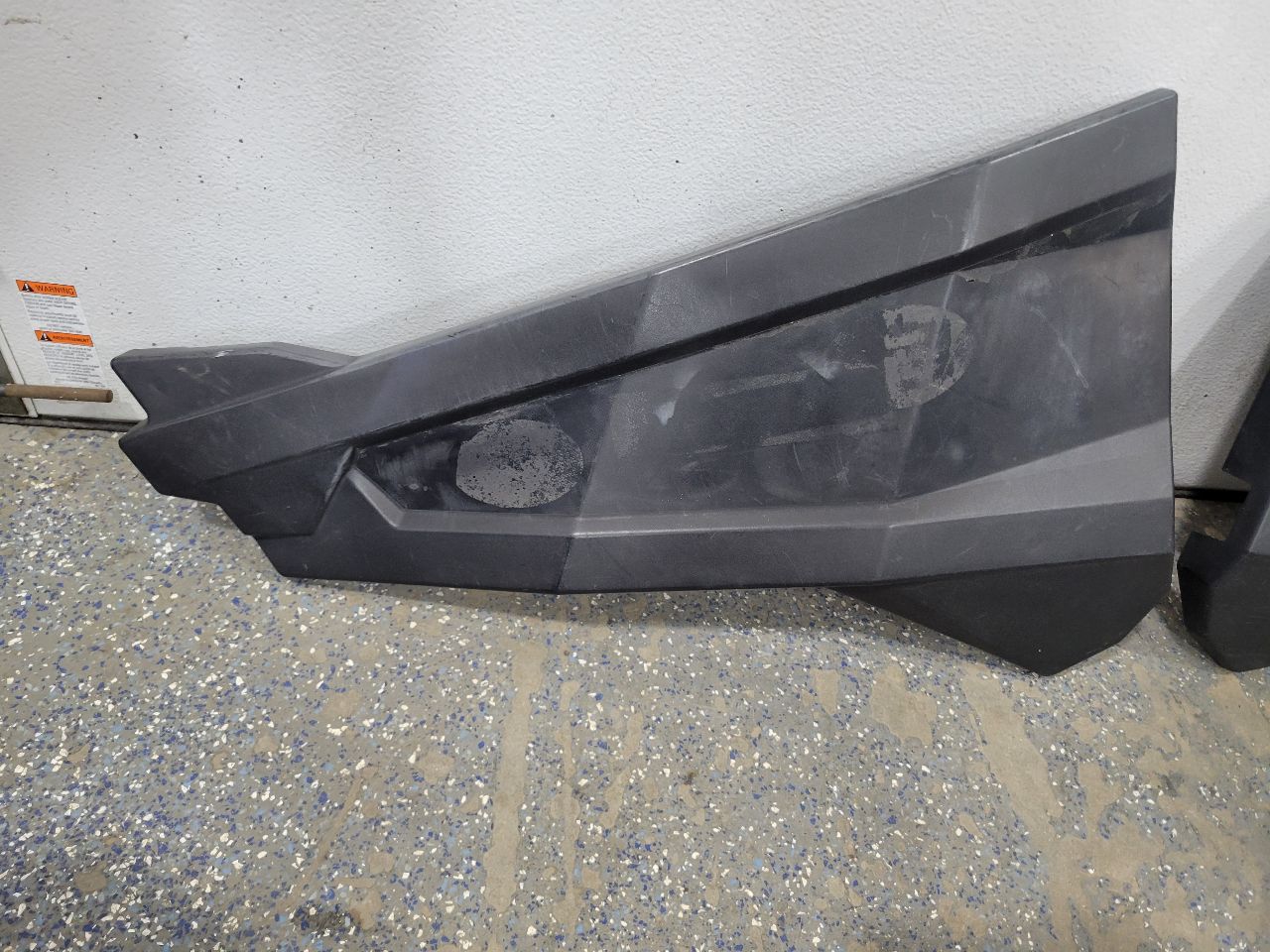 2019 POLUTV FRONT DOOR SKINS TEXTURED BLACK 28234 - image 2