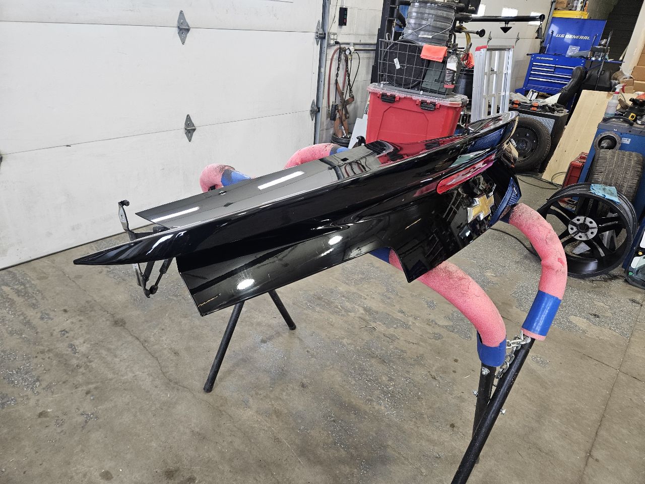 2015 CAMARO DECK LID D52 ZL1 SPOILER BLACK GBA 28731 - image 4