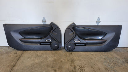 2015 CAMARO DOOR PANEL BLACK RED STITCHING PAIR 28775 - image 1