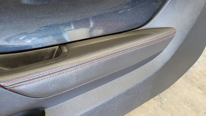 2015 CAMARO DOOR PANEL BLACK RED STITCHING PAIR 28775 - image 7