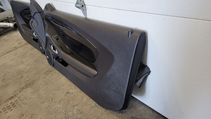 2015 CAMARO DOOR PANEL BLACK RED STITCHING PAIR 28775 - image 13