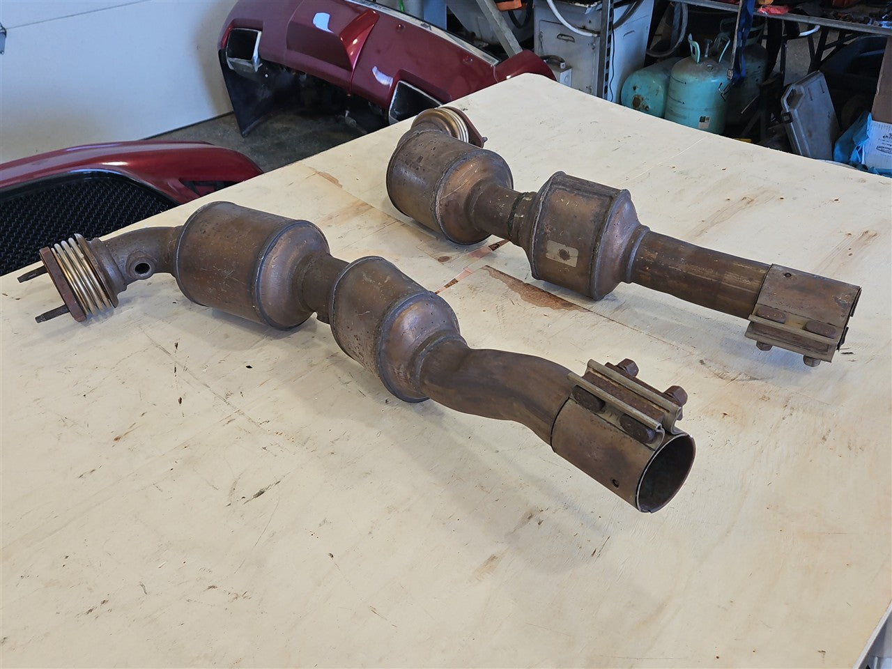 2015 CAMARO 6.2L SS EXHAUST LEAD Y PIPES 26K MI 28794 - image 12