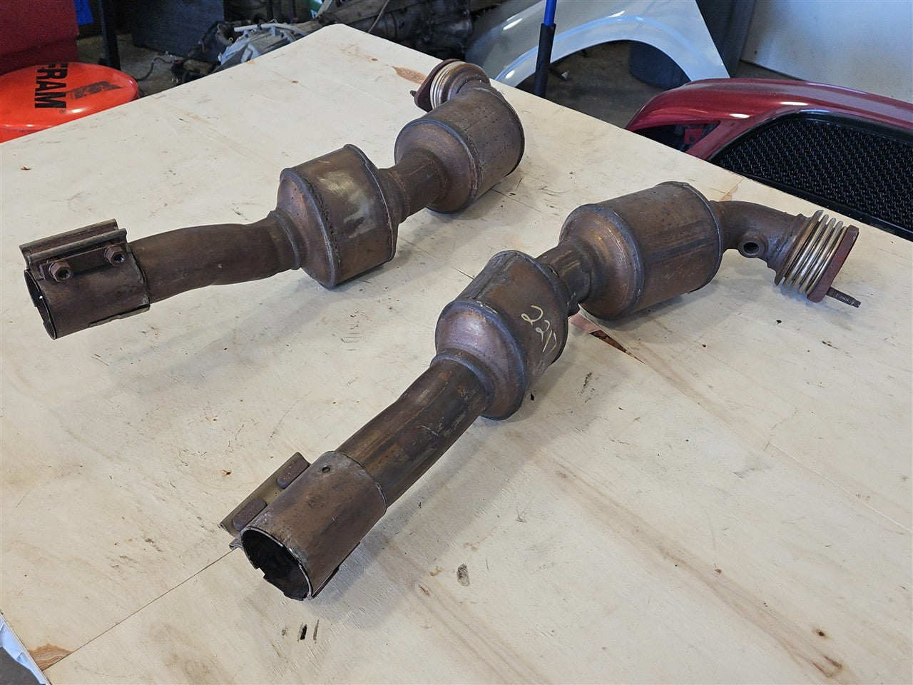 2015 CAMARO 6.2L SS EXHAUST LEAD Y PIPES 26K MI 28794 - image 18