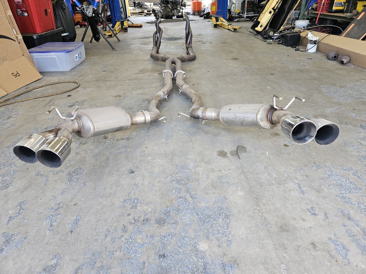 2014 CAMARO ARH 1 7/8 HEADERS & X PIPE & CATBACK 28918 - image 9