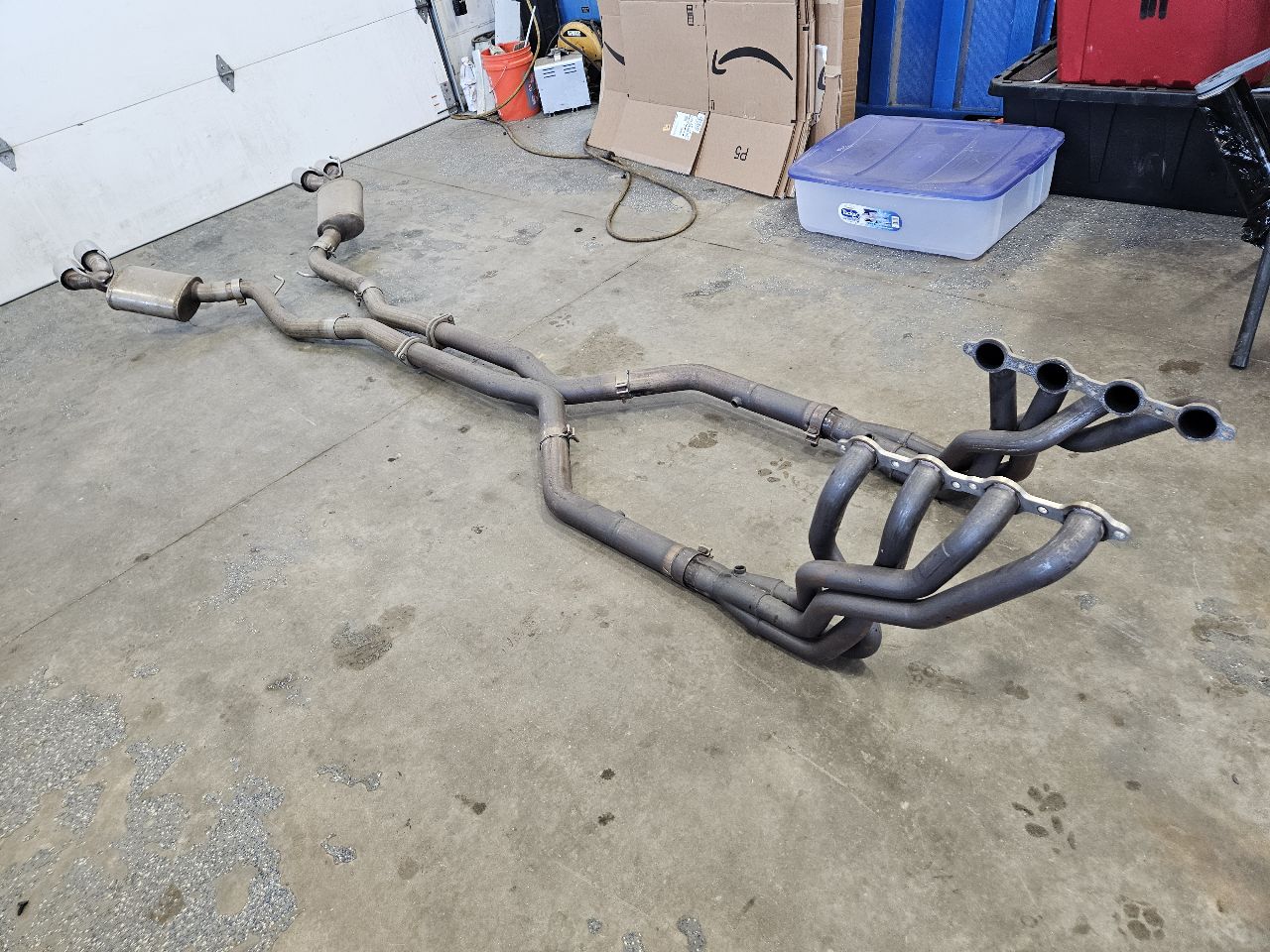 2014 CAMARO ARH 1 7/8 HEADERS & X PIPE & CATBACK 28918 - image 1