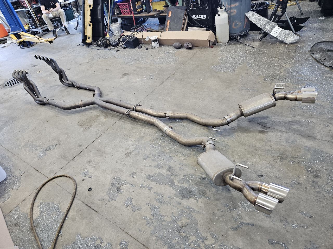 2014 CAMARO ARH 1 7/8 HEADERS & X PIPE & CATBACK 28918 - image 8