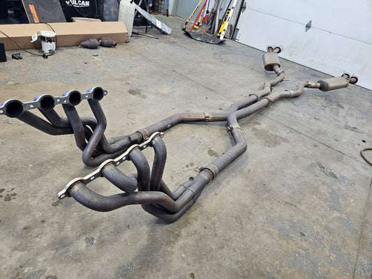 2014 CAMARO ARH 1 7/8 HEADERS & X PIPE & CATBACK 28918 - image 2