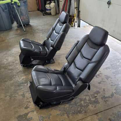 2019 ESCALADE 2ND ROW REAR BUCKET SEATS BLACK 29185 - image 3