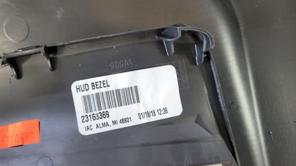 2018 CAMARO UPPER DASH PAD W/BAG & HUD CUTOUT 29342 - image 14