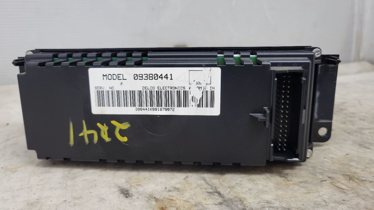 2000 CORVETTE OEM CLIMATE CONTROL SWITCH 09380441 29464 - image 9
