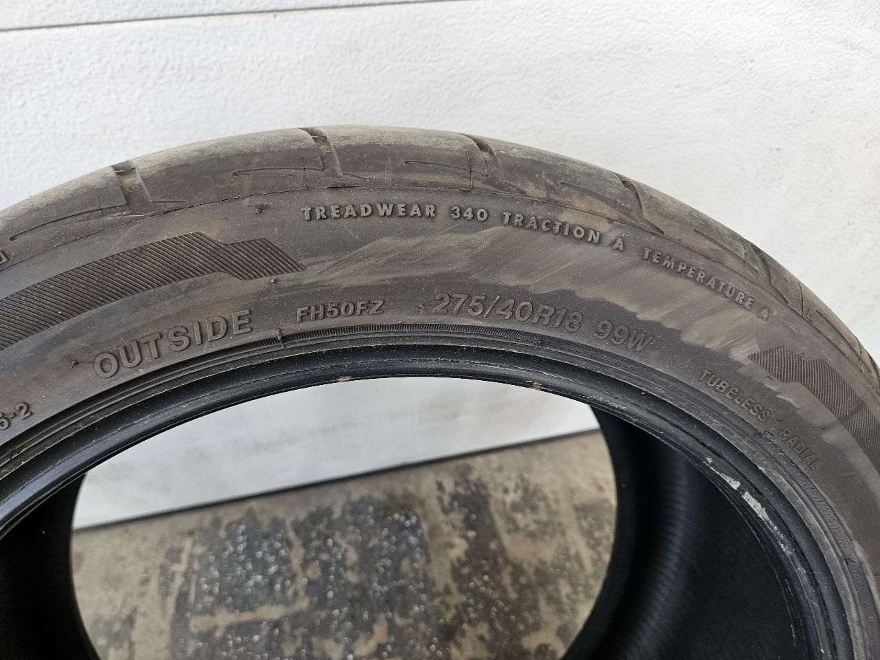 2000 CORVETTE FIRESTONE FIREHAWK INDY 275/40R18 29550 - image 7