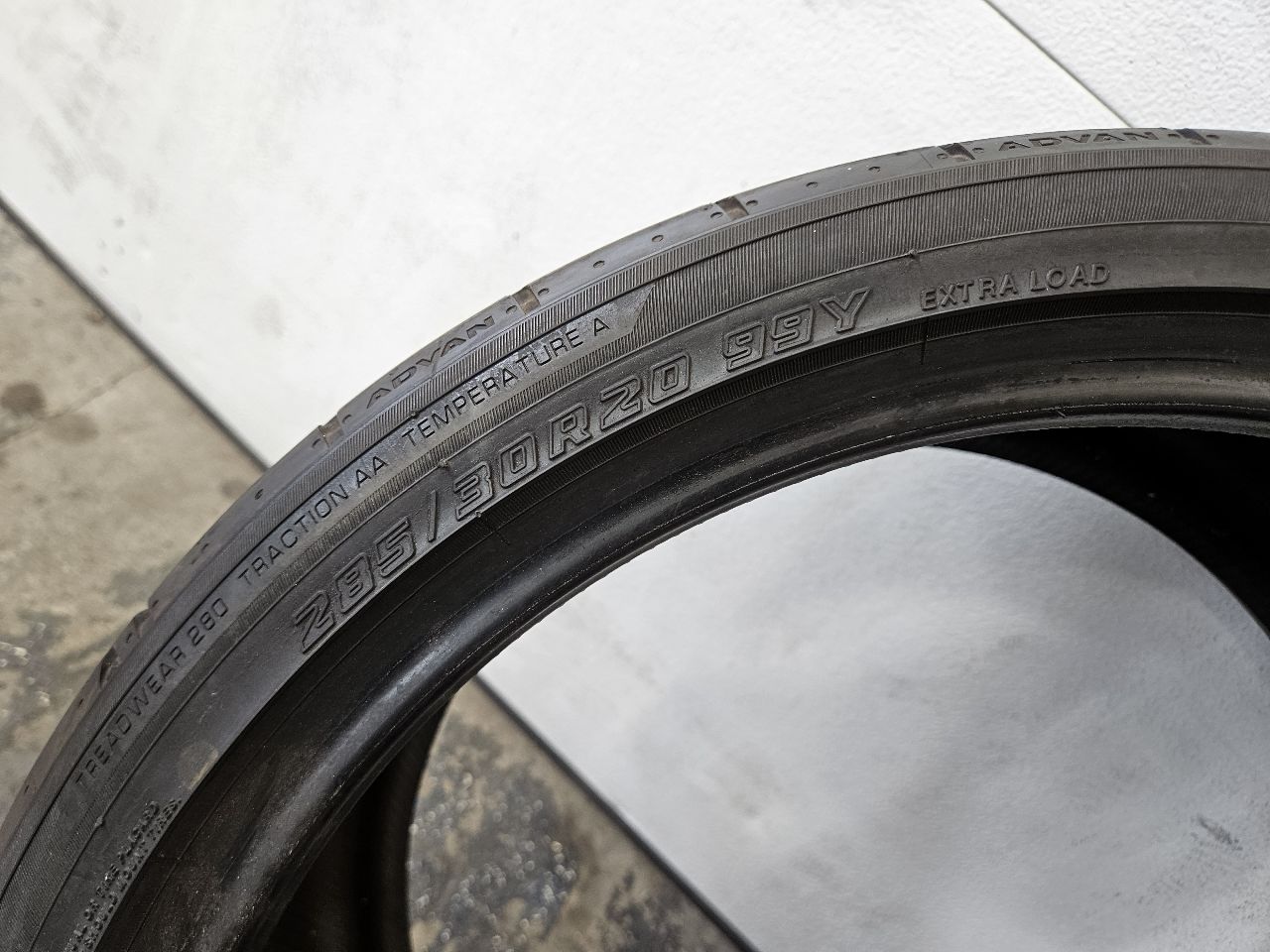 2018 CAMARO YOKOHAMA ADVAN APEX 285/30R20 8/32 29556 - image 5