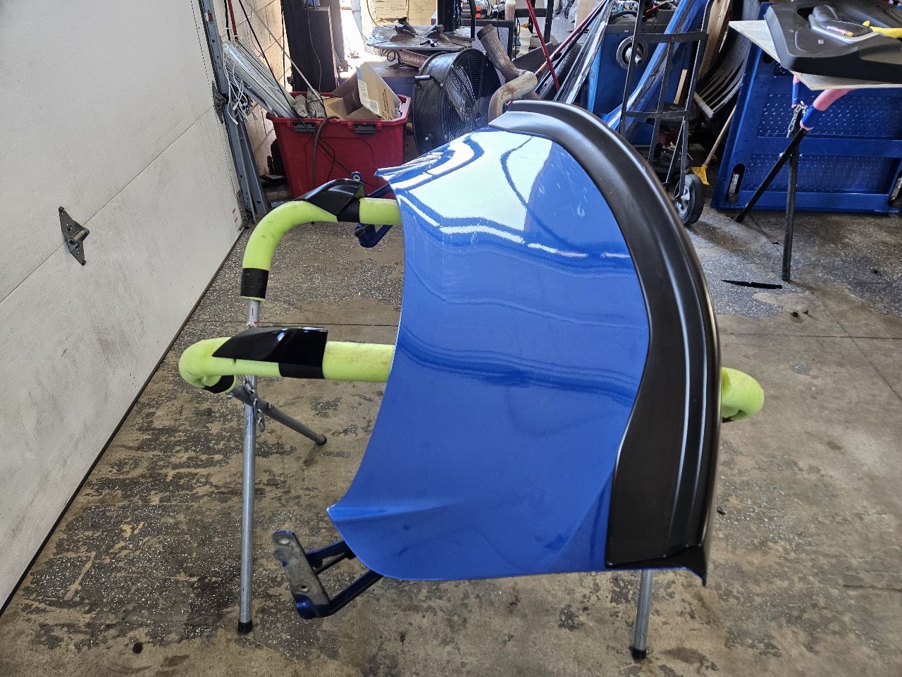 2018 CAMARO DECKLID W/1LE SPOILER BLUE SMALLDENT 29771 - image 9