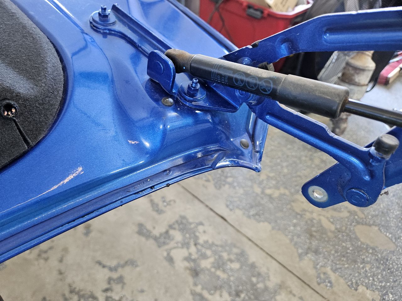 2018 CAMARO DECKLID W/1LE SPOILER BLUE SMALLDENT 29771 - image 2
