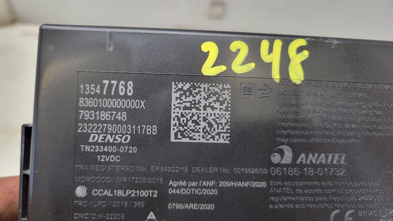 2023 SIERRA150 BCM BODY CONTROL MODULE 13547768 30014 - image 8
