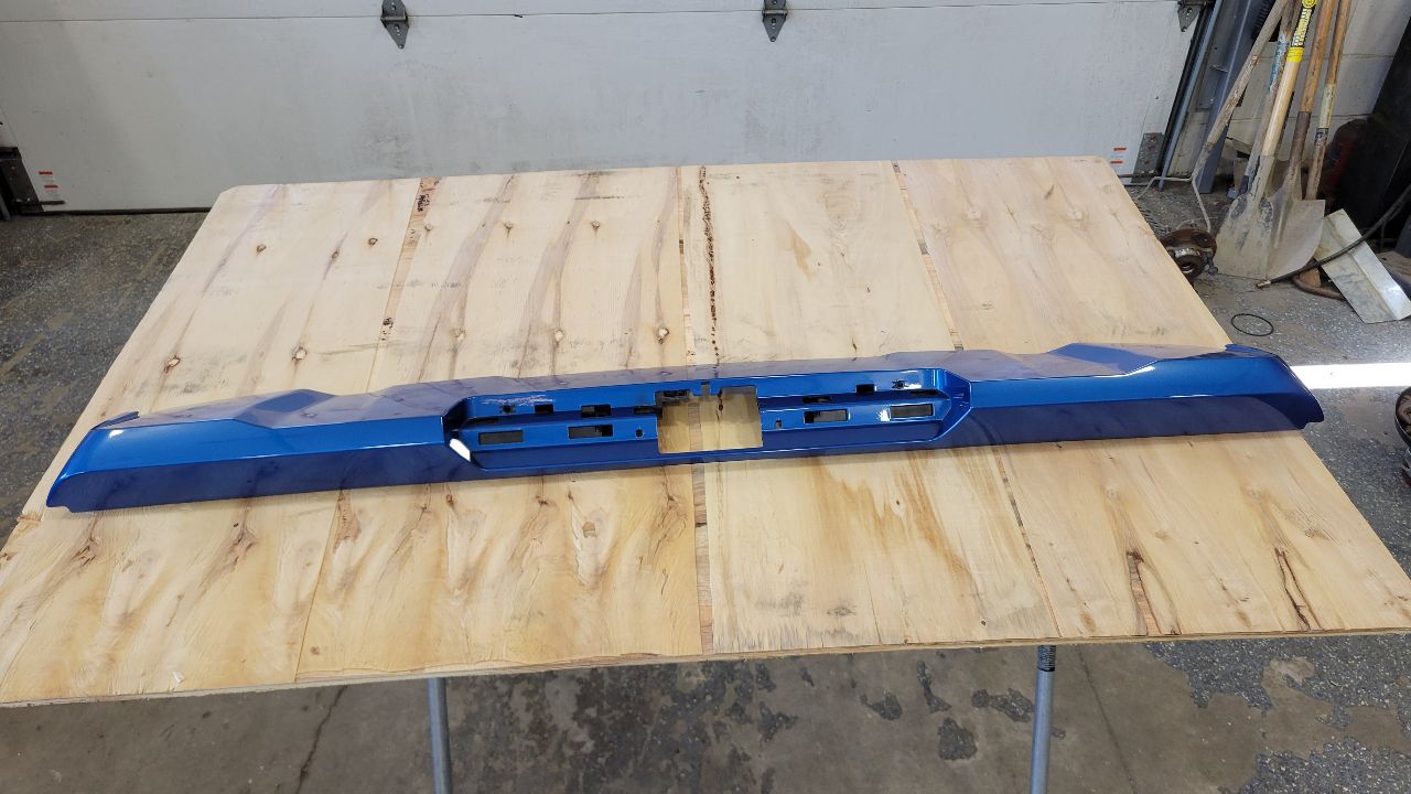 2023 SIERRA150 REAR SPOILER BARE NO LIGHT BLUE GLT 30031 - image 1