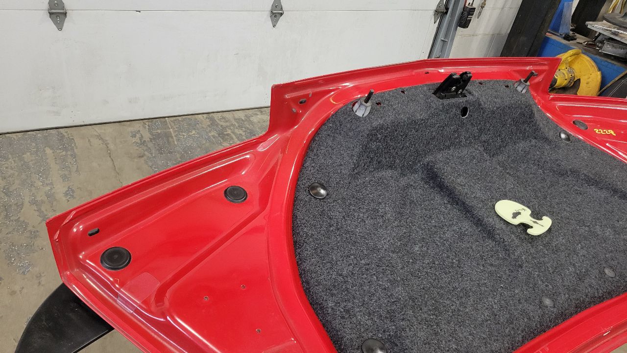 2013 CAMARO DECKLID & SPOILER RED GCN PARK DING 30138 - image 17