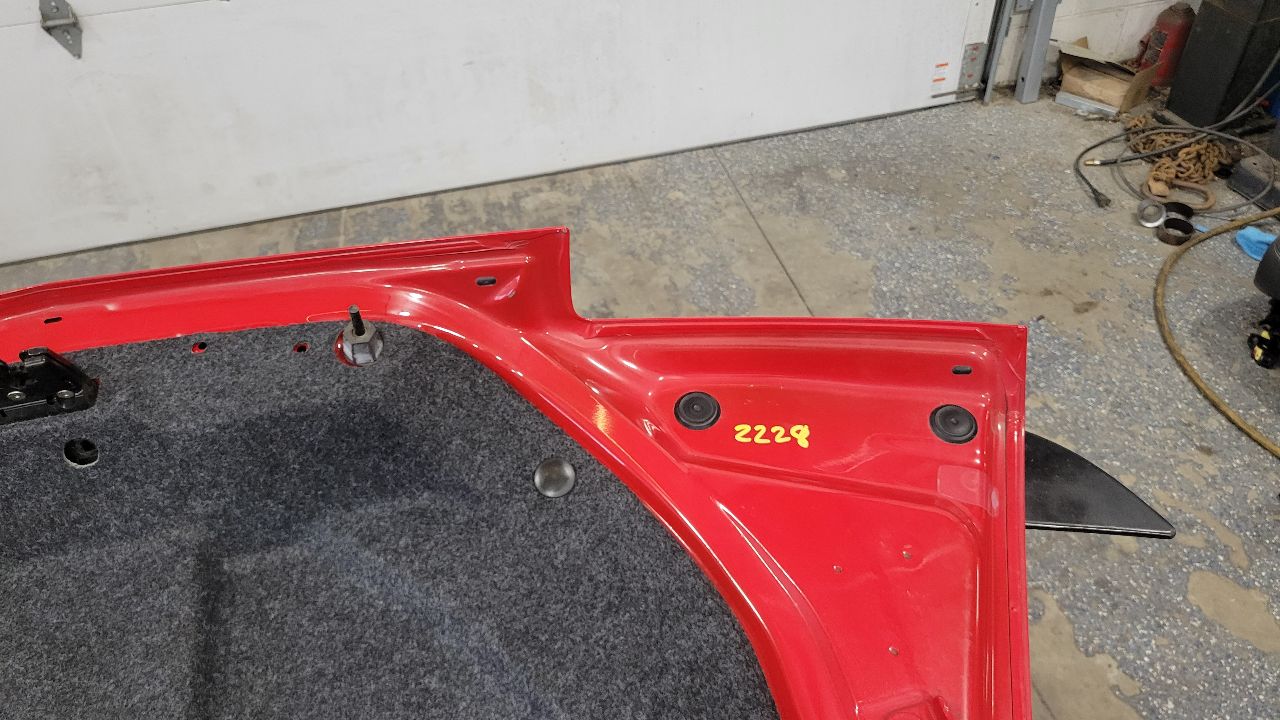 2013 CAMARO DECKLID & SPOILER RED GCN PARK DING 30138 - image 18