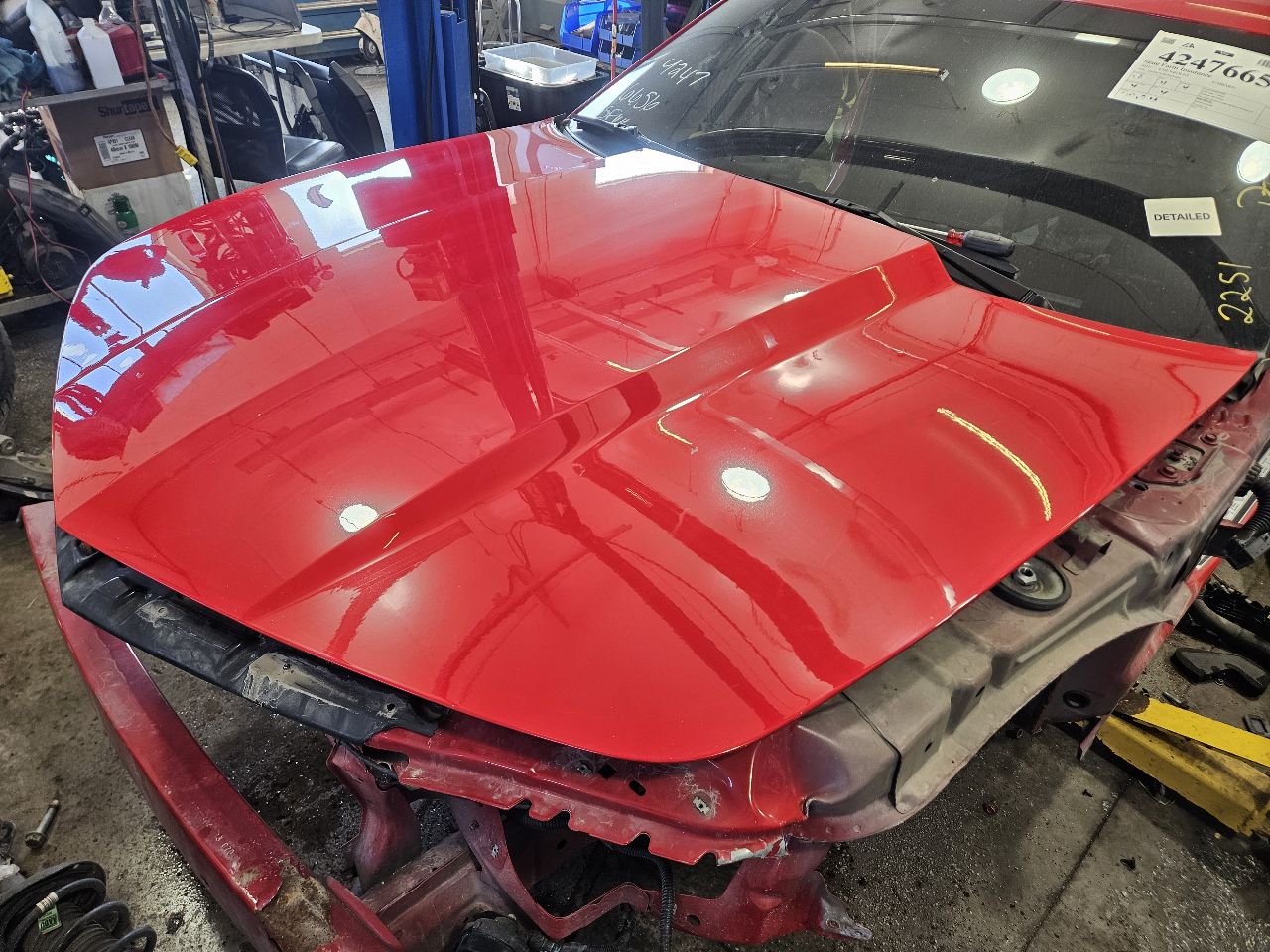 2013 CAMARO HOOD VICTORY RED GCN 1 TINY DING 2P0 30826 - image 14