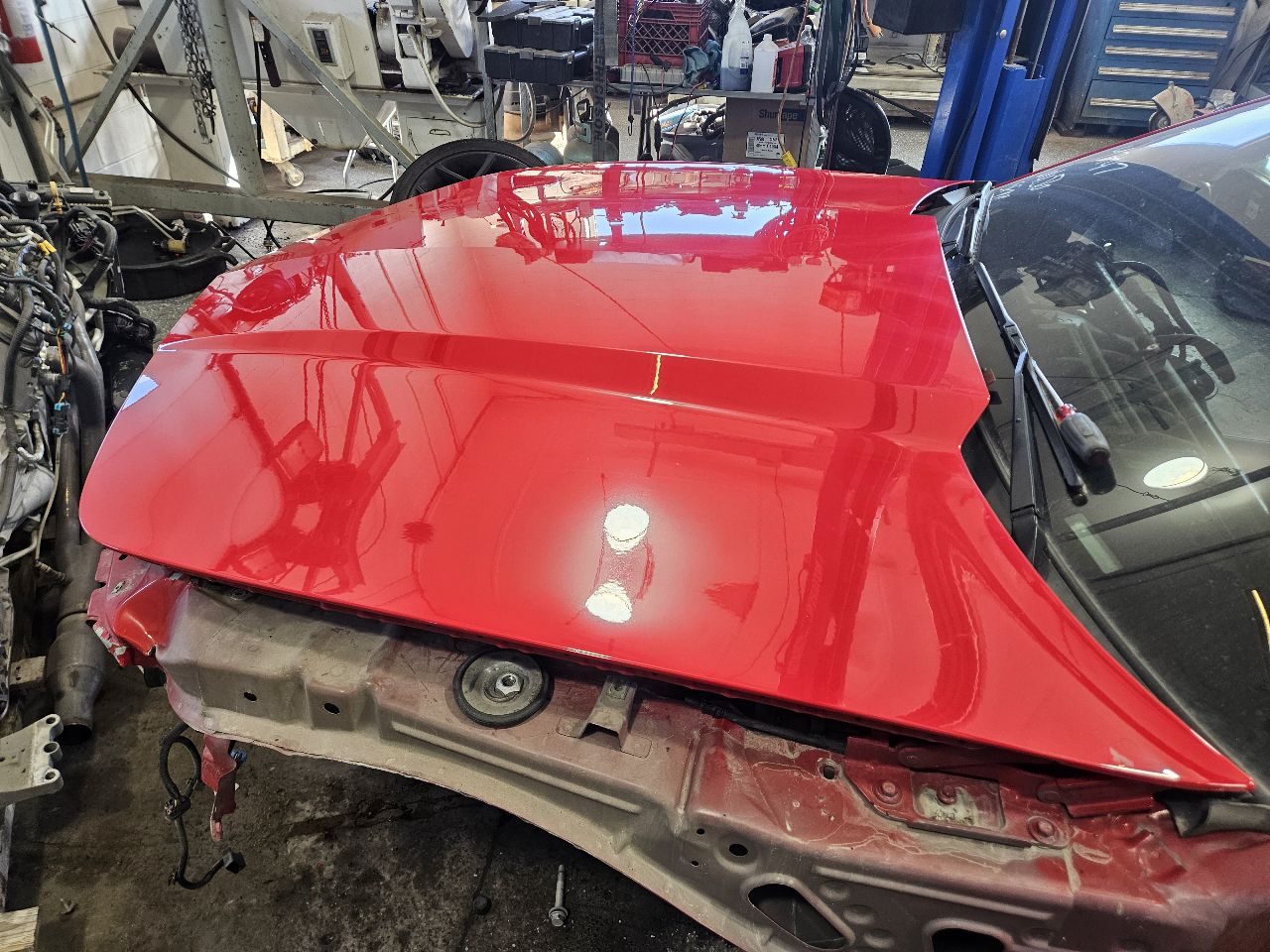 2013 CAMARO HOOD VICTORY RED GCN 1 TINY DING 2P0 30826 - image 15
