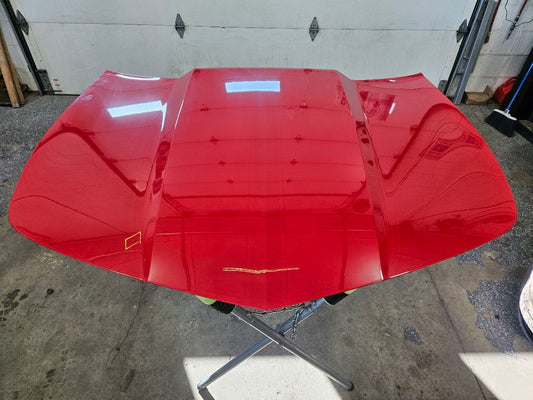 2013 CAMARO HOOD VICTORY RED GCN 1 TINY DING 2P0 30826 - image 1