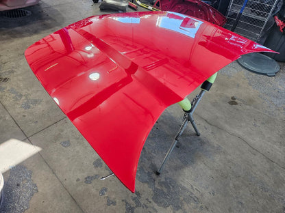 2013 CAMARO HOOD VICTORY RED GCN 1 TINY DING 2P0 30826 - image 4