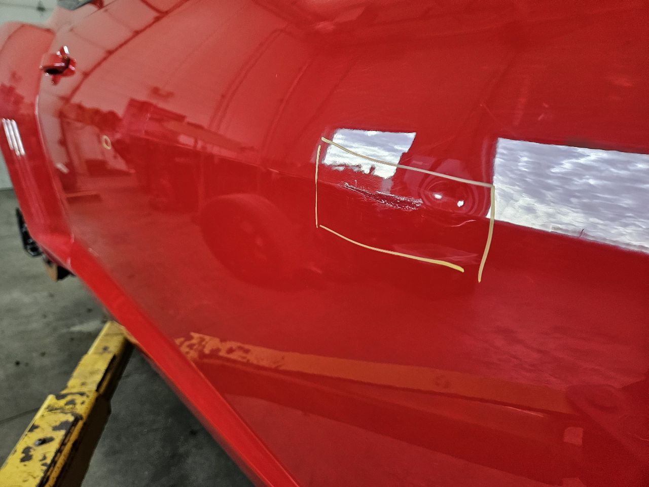 2013 CAMARO RH DOOR RED GCN COUPLE PARKING DINGS 30827 - image 17