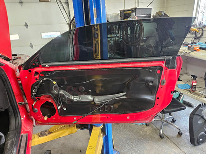 2013 CAMARO RH DOOR RED GCN COUPLE PARKING DINGS 30827 - image 1