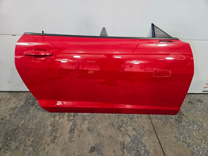 2013 CAMARO RH DOOR RED GCN COUPLE PARKING DINGS 30827 - image 1
