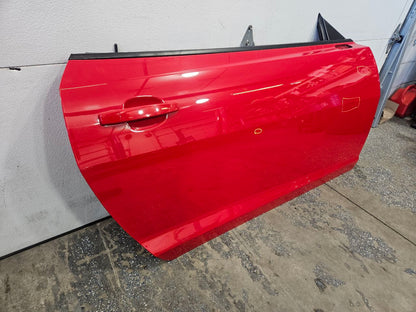 2013 CAMARO RH DOOR RED GCN COUPLE PARKING DINGS 30827 - image 3