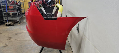 2013 CAMARO REAR BUMPER RED GCN 1S1 SCUFF W/LIGH 30861 - image 4