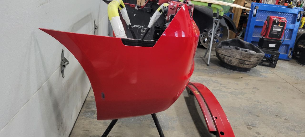 2013 CAMARO REAR BUMPER RED GCN 1S1 SCUFF W/LIGH 30861 - image 7