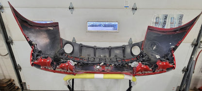 2013 CAMARO REAR BUMPER RED GCN 1S1 SCUFF W/LIGH 30861 - image 6