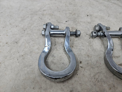 2020 SILVRDO15 OEM FRONT TOW HOOKS PAIR CHROME 31042 - image 6