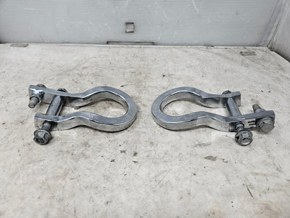2020 SILVRDO15 OEM FRONT TOW HOOKS PAIR CHROME 31042 - image 10
