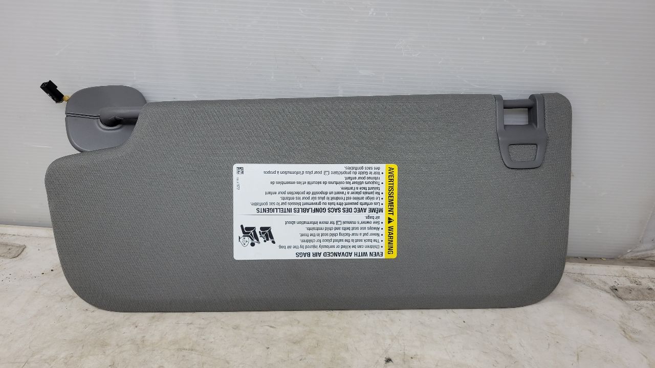 2020 SIERDEN15 RH SUN VISOR LIGHTED DARK ASH GREY 31259 - image 1
