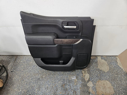 2020 SIERDEN15 LH REAR CREW CAB DOOR PANEL BLACK 31318 - image 1