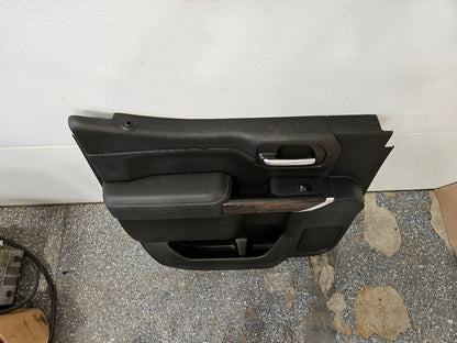 2020 SIERDEN15 LH REAR CREW CAB DOOR PANEL BLACK 31318 - image 2
