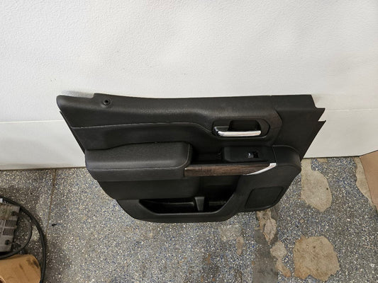 2020 SIERDEN15 LH REAR CREW CAB DOOR PANEL BLACK 31318 - image 2