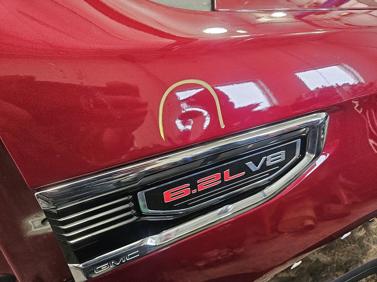 2020 SIERDEN15 GLORY RED GPJ RH FENDER DENT AT BTM 31325 - image 7