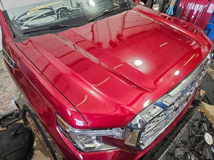 2020 SIERRA DENALI GLORY RED GPJ RH FENDER DENT AT BTM 31325 - image 2