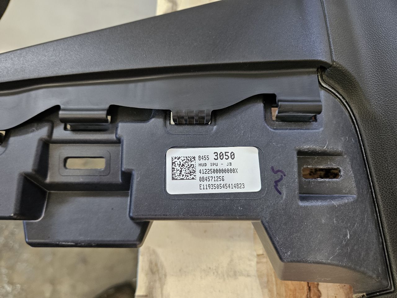 2020 SIERDEN15 DASH PANEL BOARD WITH RH BAG BLACK 31347 - image 3