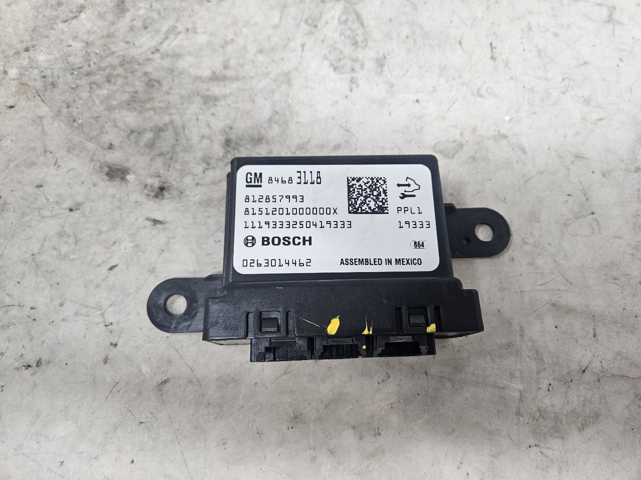 2020 SIERDEN15 PARK ASSIST MODULE 84683118 31374 - image 1