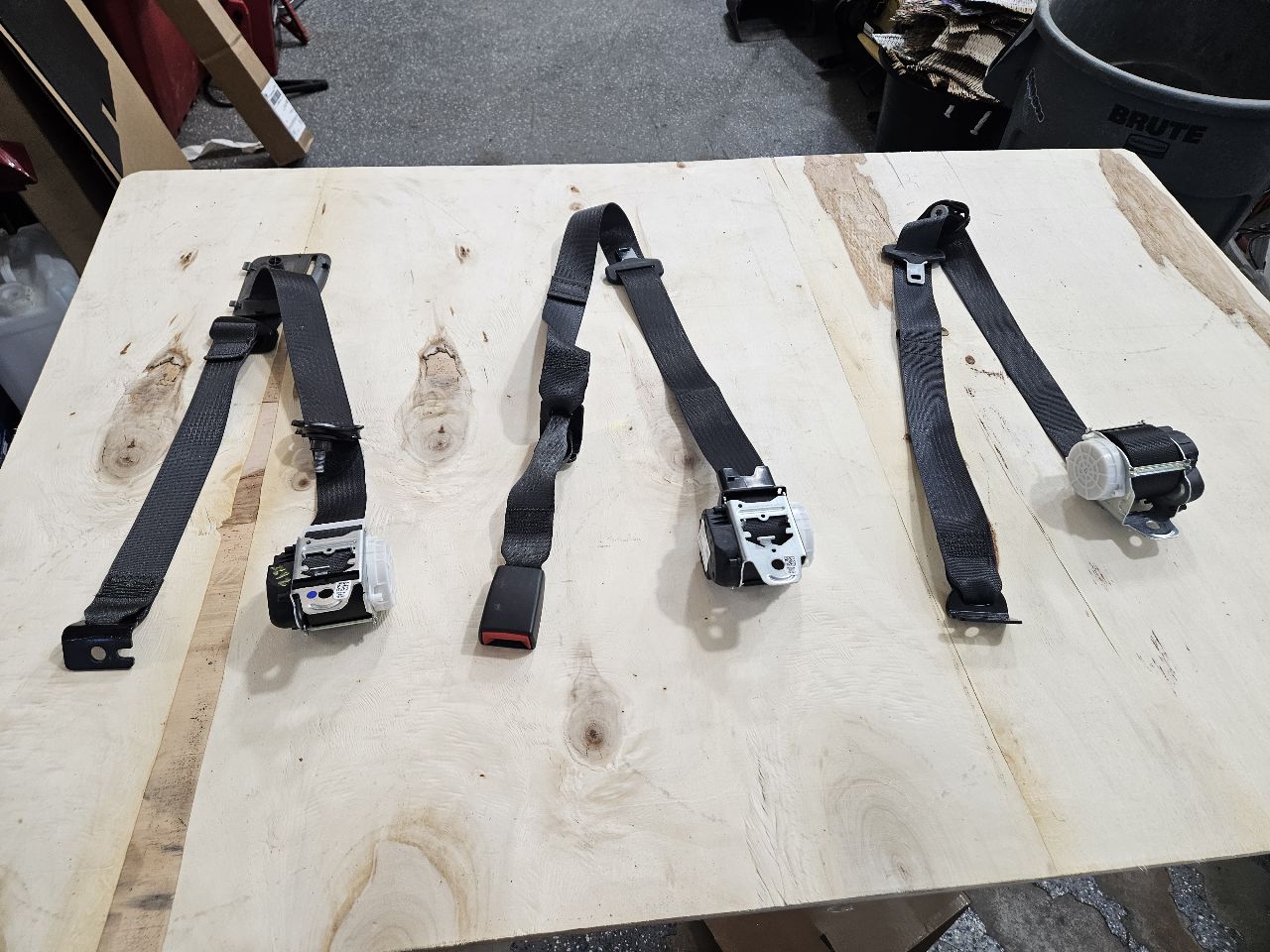 2020 SIERDEN15 REAR SEAT BELTS SET OF 3 BLACK 31387 - image 6