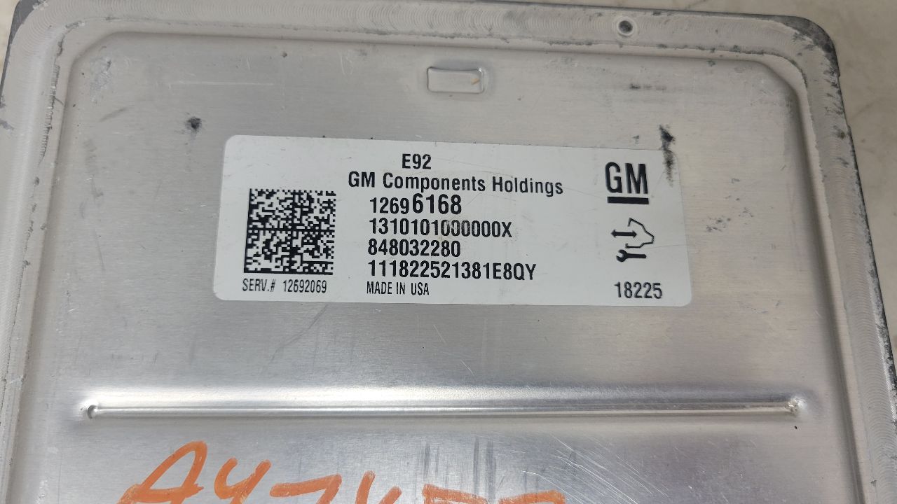2020 ESCALAESV E92 ENGINE COMPUTER ECM PCM 12696168 31487 - image 9