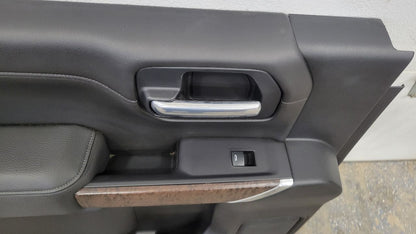 2020 SIERDEN15 LH REAR DOOR PANEL BLACK CREW CAB 31494 - image 3